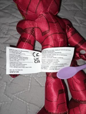 Iron Man Plush 9" Spidey & His Amazing Friends Marvel Red Gold Toy NWT Ironman - Thumbnail 7