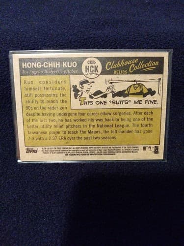 2010 Heritage Clubhouse Collection HONG-CHIN KUO Dodgers Game Worn Pants - Thumbnail 2