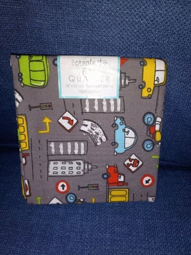 Fat Quarter 100% Cotton - New - Automobiles 18" X 21" Create It Fabric - Thumbnail 2
