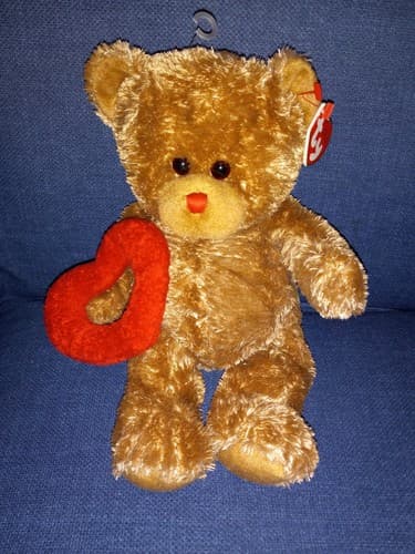 TY Classic Everhart 12" Bear with tags Heart - Image 1