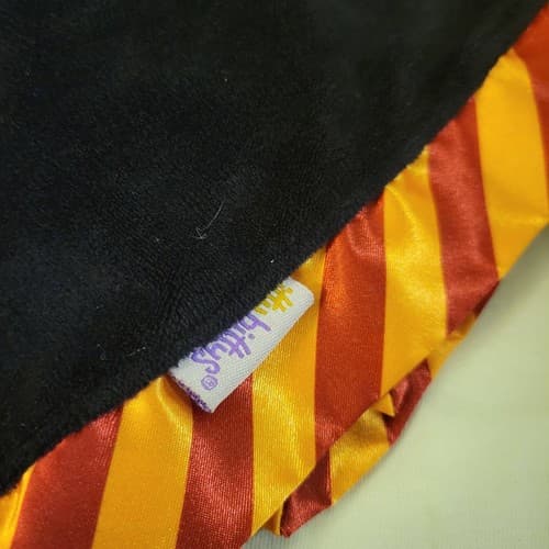 Harry Potter Plush Lovey Security Blanket Gryffindor Black Gold Red Satin Chibi - Thumbnail 3