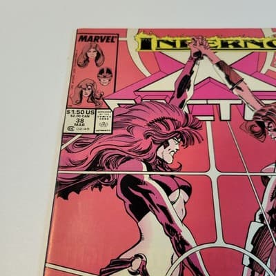X Factor #38 1988 Inferno Tie In Marvel Comics FN Copycat Storyline - Thumbnail 6