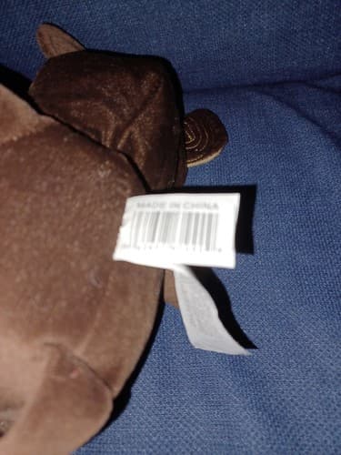 Dolly Pet Brown Monkey 9" Blue Eyes Smiling Baby Plush Kid Connection - Thumbnail 8