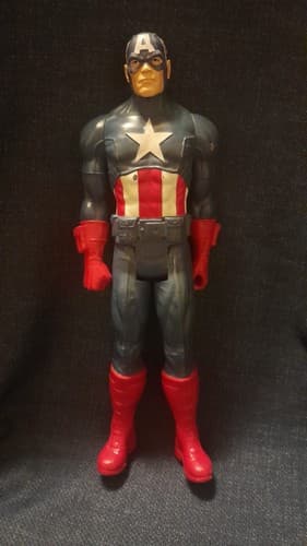 Captain America action figure Marvel 2013 Hasbro 11" - Thumbnail 2