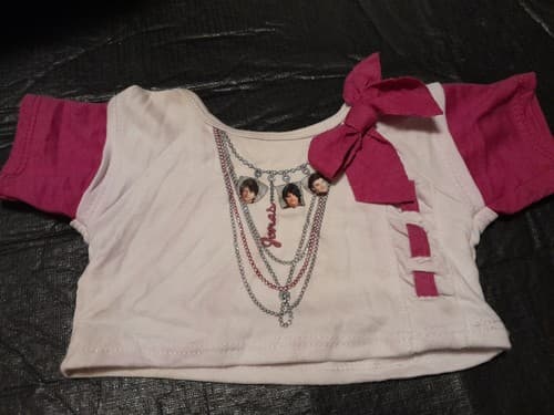 BABW Build-A-Bear Clothes: Jonas Brothers T-SHIRT & Microphone Mic Set Of 2 - Thumbnail 3