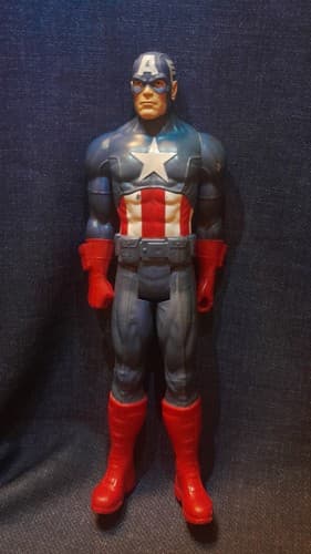 Captain America action figure Marvel 2013 Hasbro 11" - Thumbnail 8