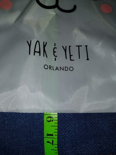 Disney Parks Orlando Yak & Yeti Cinch Sack Bag Backpack White Panda 13" x 16" - Thumbnail 6