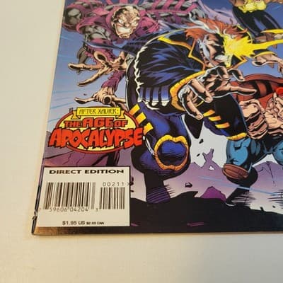 X-Man #2 1995 Marvel Comics Age of Apocalypse Steve Skroce Cover NM Comic Book - Thumbnail 4
