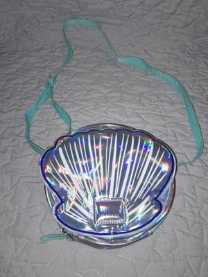 Disney The Little Mermaid Live Action Movie Mermaid Shell Crossbody Bag - Image 1