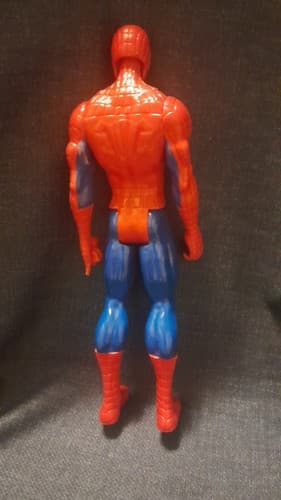 Spiderman Action Figure 12’’ 2013 Movable Arms Legs Head Red Blue - Thumbnail 6