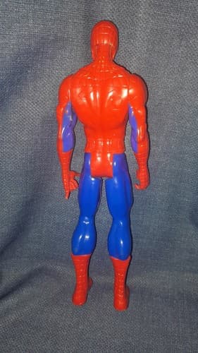 Spiderman Action Figure 12’’ 2013 Movable Arms Legs Head Red Blue - Thumbnail 4
