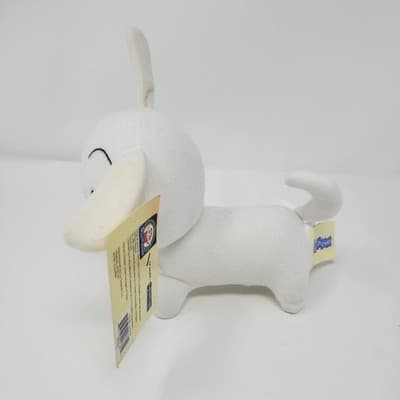 FUNIMATION Crayon ShinChan Shiro White Dog Plush 7in White Anime Rare 2008 - Thumbnail 4