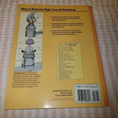 Sunset Home Improvement 2 Book Basic Plumbing & Wiring Illustrated 83 DIY Guides - Thumbnail 7
