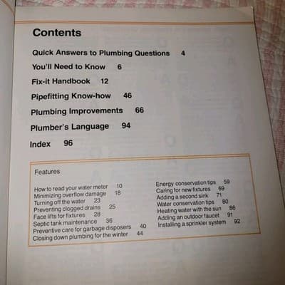 Sunset Home Improvement 2 Book Basic Plumbing & Wiring Illustrated 83 DIY Guides - Thumbnail 9
