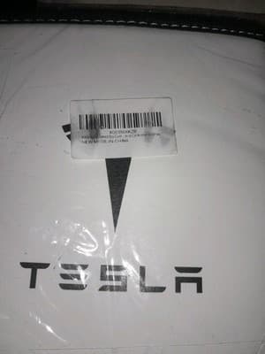Tesla Model 3Y Center Console Armrest Box Cover White Leather Armrest 13.75x6.75 - Thumbnail 2