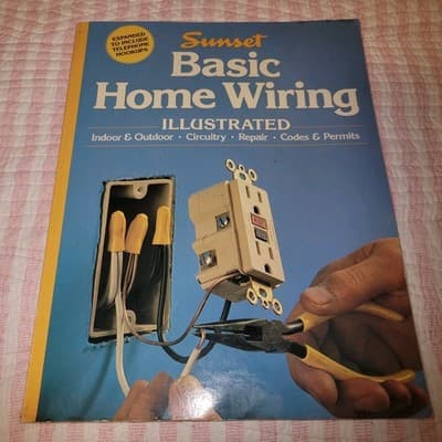 Sunset Home Improvement 2 Book Basic Plumbing & Wiring Illustrated 83 DIY Guides - Thumbnail 12
