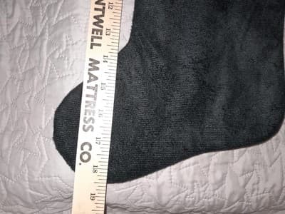 Harry Potter Hogwarts School Christmas stocking Fleece Faux Fur Embroidery - Thumbnail 7