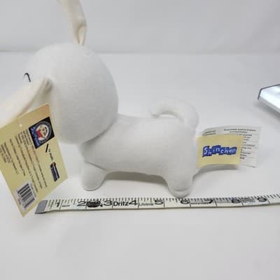 FUNIMATION Crayon ShinChan Shiro White Dog Plush 7in White Anime Rare 2008 - Thumbnail 12
