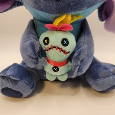 Disney Stitch Plush Scrump Doll Disneyland Hong Kong Exclusive Lilo & Stitch 9" - Thumbnail 2