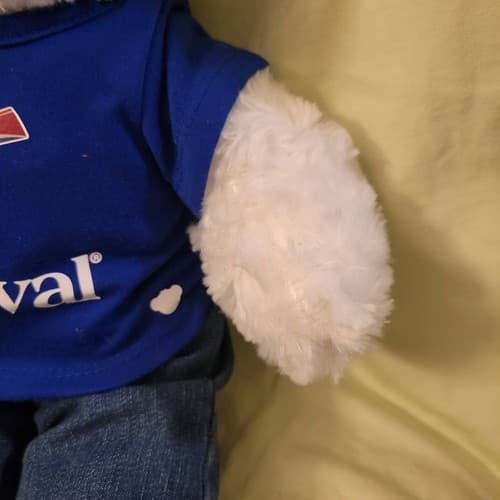 Carnival Cruise Build-A-Bear Plush Teddy Bear White 17" Blue Shirt Jeans Logo - Thumbnail 5