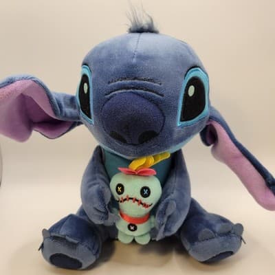 Disney Stitch Plush Scrump Doll Disneyland Hong Kong Exclusive Lilo & Stitch 9" - Image 1