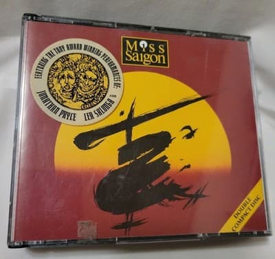 Miss Saigon Original London Cast Recording 2 CD Set Geffen 1989 Lea Salonga - Image 1