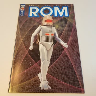 Rom #1 Cover B – Toy Variant IDW Darwyn Cooke memorial tribute VF/NM - Image 1