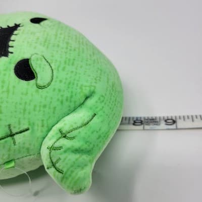 SQUISHMALLOWS Oogie Boogie Plush Nightmare Before Christmas Green 7" Holding Bat - Thumbnail 7