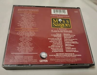 Miss Saigon Original London Cast Recording 2 CD Set Geffen 1989 Lea Salonga - Thumbnail 4