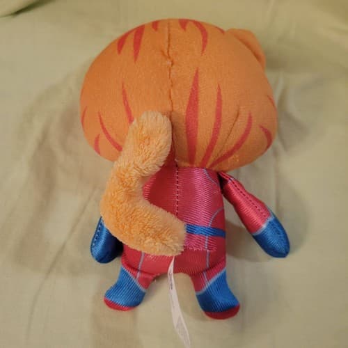Disney SuperKitties Ginny Orange Cat Plush Just Play 8" Pink Superhero Outfit - Thumbnail 6