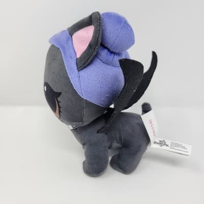 LOL SURPRISE Bat Cat Plush Gray Purple Wings MGA Toy Factory 6" - Thumbnail 2