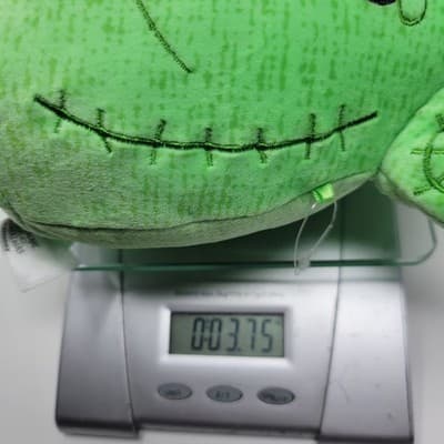 SQUISHMALLOWS Oogie Boogie Plush Nightmare Before Christmas Green 7" Holding Bat - Thumbnail 8