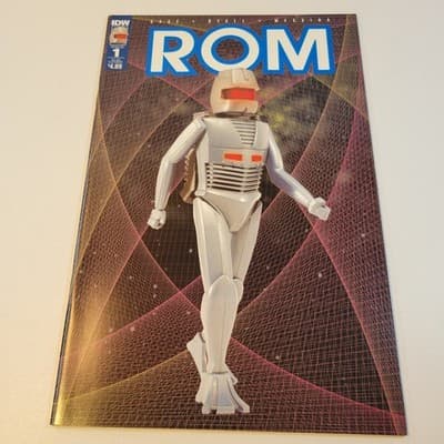 Rom #1 Cover B – Toy Variant IDW Darwyn Cooke memorial tribute VF/NM - Thumbnail 2