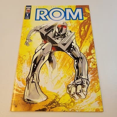 ROM #1 IDW 2016 First IDW Issue Zach Howard Cover VF/NM Hasbro - Thumbnail 2