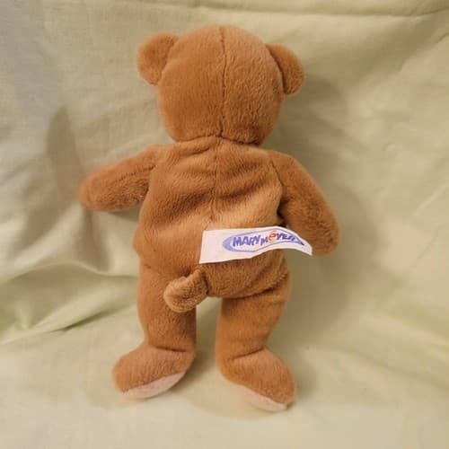Mary Meyer Plush Brown Teddy Bear 8" Vermelodan Ranch Embroidered Souvenir - Thumbnail 4