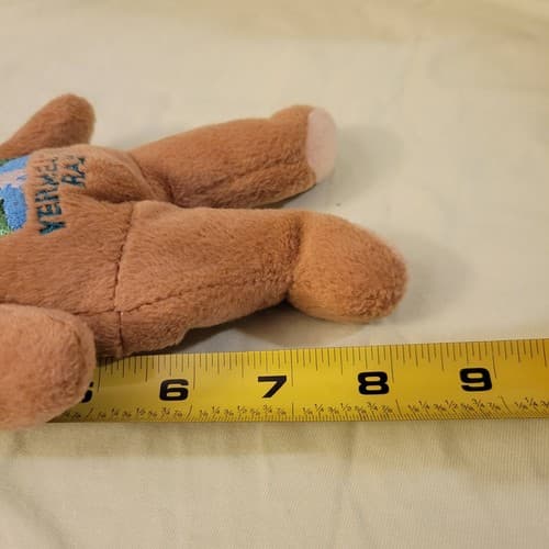 Mary Meyer Plush Brown Teddy Bear 8" Vermelodan Ranch Embroidered Souvenir - Thumbnail 6