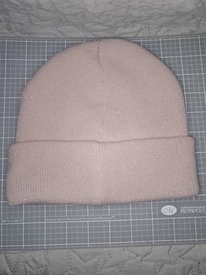 David & Young D&Y BLUSH Beanie with "Meow" Embroidery Perfect for Cat Lovers! - Thumbnail 2