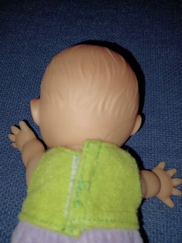 The Cititoy Mini Baby Doll from 2016 Cute 5.5" Tall Doll Big Head, Belly - Thumbnail 4