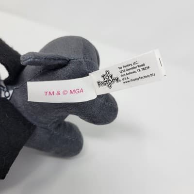 LOL SURPRISE Bat Cat Plush Gray Purple Wings MGA Toy Factory 6" - Thumbnail 6