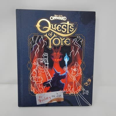 DISNEY PIXAR ONWARD QUESTS OF YORE Book First Edition Hardcover 2020 - Thumbnail 3