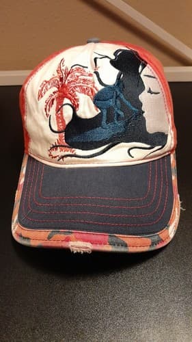 Vintage Hypnots HYP Surf Cap Hat Tropic Unique One Of A Kind Distressed - Image 1