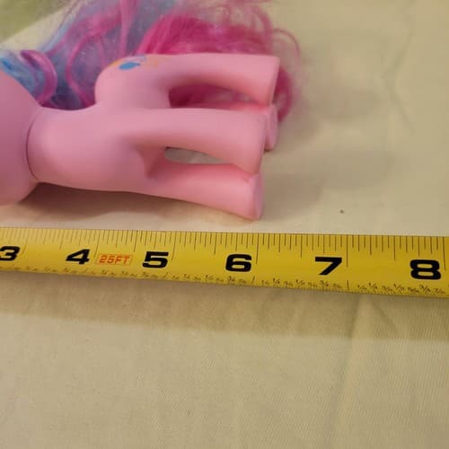 My Little Pony Pinkie Pie 7" Figure 2016 Hasbro G4 Blue Pink Hair Balloons - Thumbnail 3