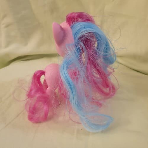 My Little Pony Pinkie Pie 7" Figure 2016 Hasbro G4 Blue Pink Hair Balloons - Thumbnail 7