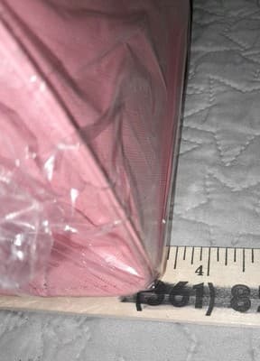 Olivia & Kate New York Mini Clutch Purse Salmon Pink 7" Clutch Crossbody EUC - Thumbnail 14