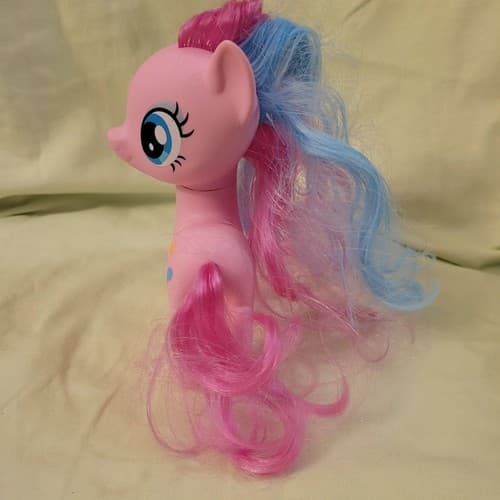 My Little Pony Pinkie Pie 7" Figure 2016 Hasbro G4 Blue Pink Hair Balloons - Thumbnail 9