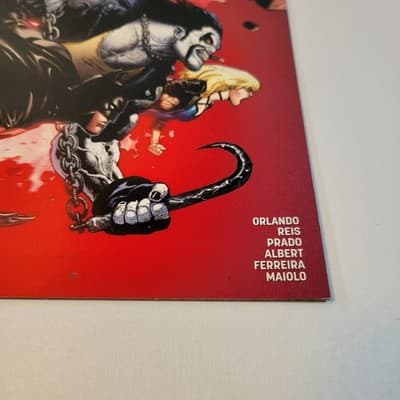 Justice League of America #1 Rebirth 2017 Lobo Cover DC Orlando Reis - Thumbnail 3