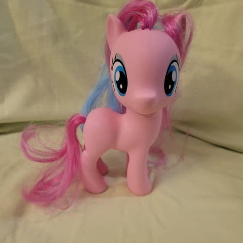 My Little Pony Pinkie Pie 7" Figure 2016 Hasbro G4 Blue Pink Hair Balloons - Thumbnail 10