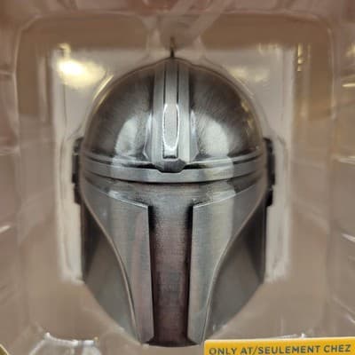 Hallmark Ornament 2025 Mandalorian Helmet Walmart Exclusives Premium Star Wars - Image 1