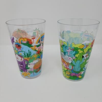 MCDONALD'S Beanie Babies Collector 2x Cups 2024 TY Plastic Multicolor Graphics - Thumbnail 3