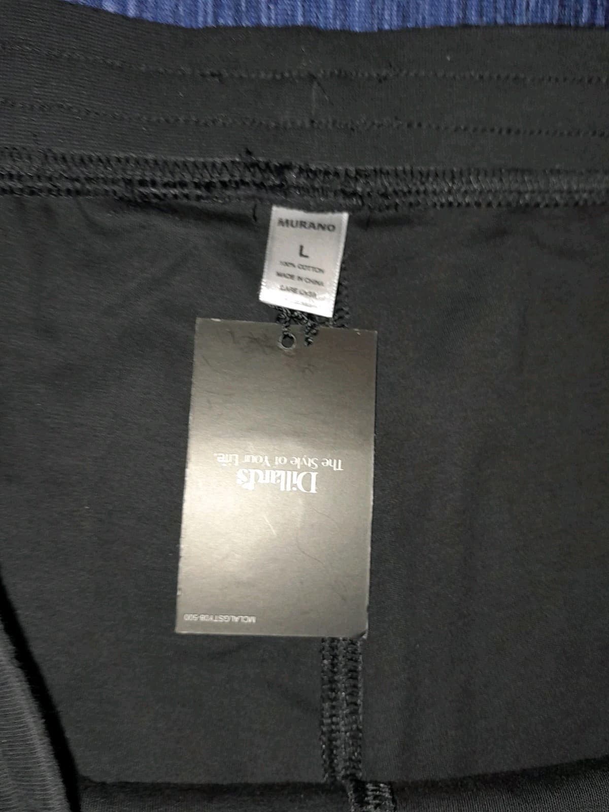 NWT Murano Loungewear Sleepwear Pants Drawstring Black Size L Soft Cotton Large - Thumbnail 5